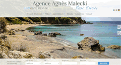 Desktop Screenshot of agnesmalecki.com